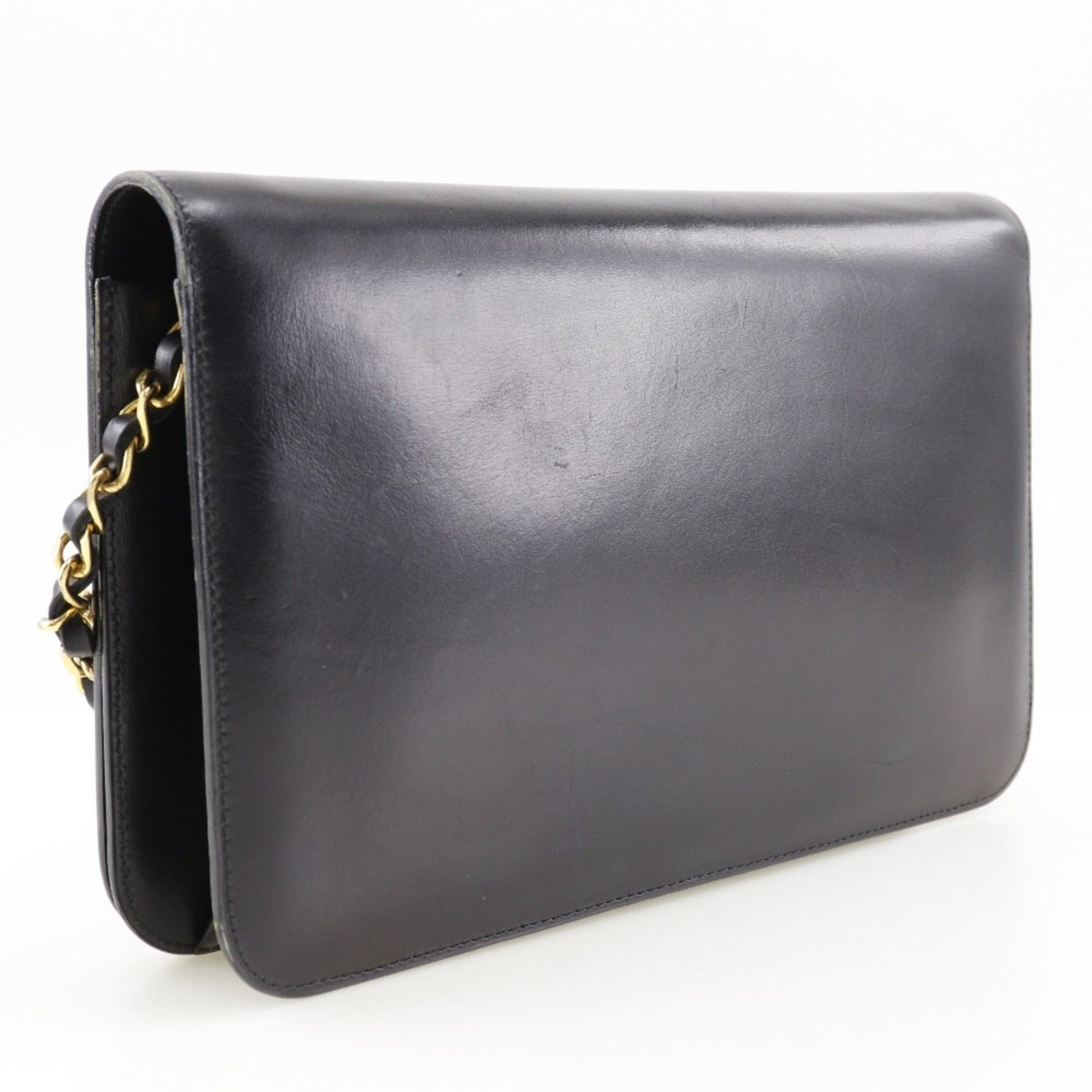 Chanel Black Leather Shoulder Bag ()