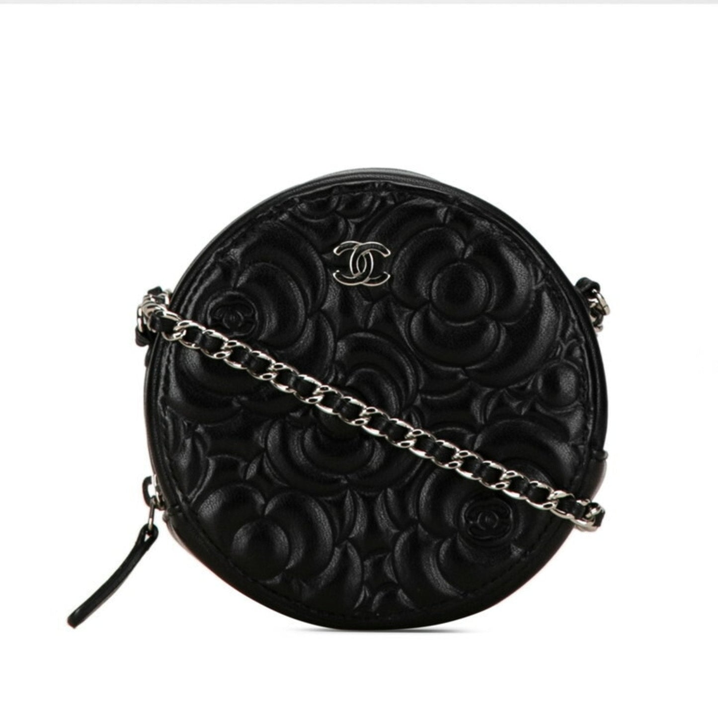 Chanel Black Leather Pochette Shoulder Bag ()