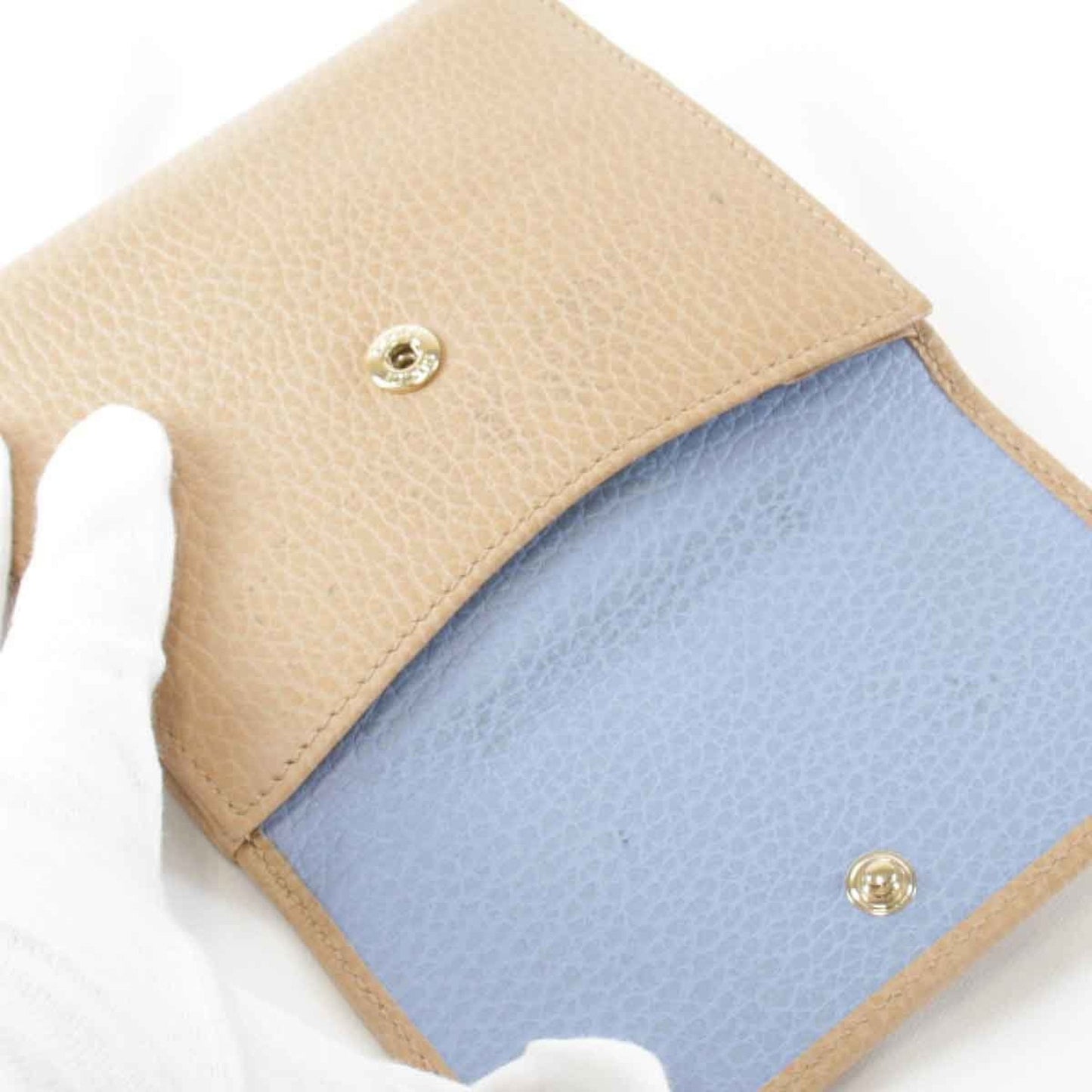 Gucci Beige Leather Wallet (Bi-Fold) ()