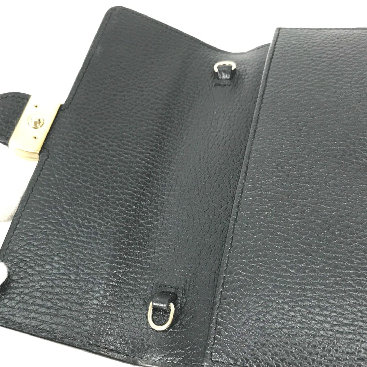 Gucci Black Leather Shoulder Bag ()