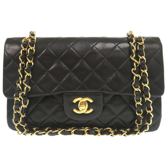 Chanel Black Leather Shoulder Bag ()