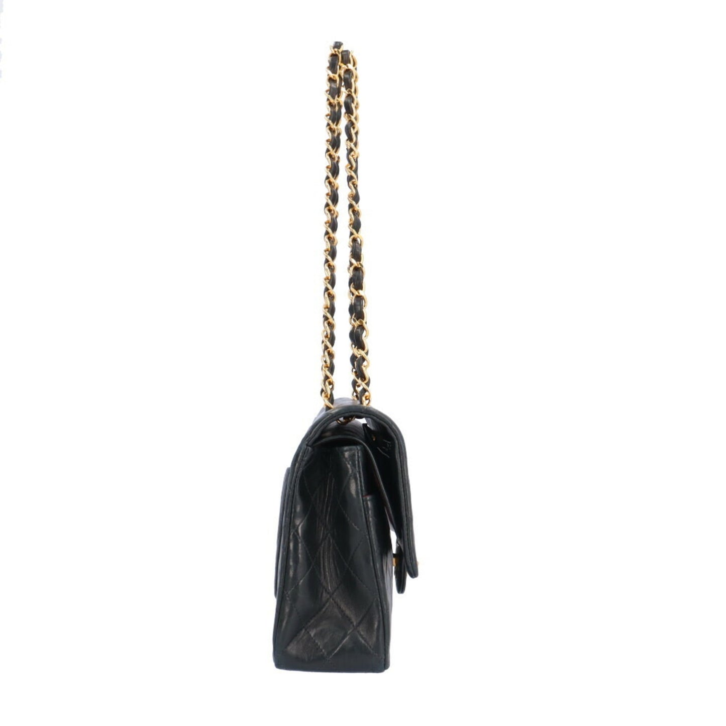 Chanel Black Leather Shoulder Bag ()