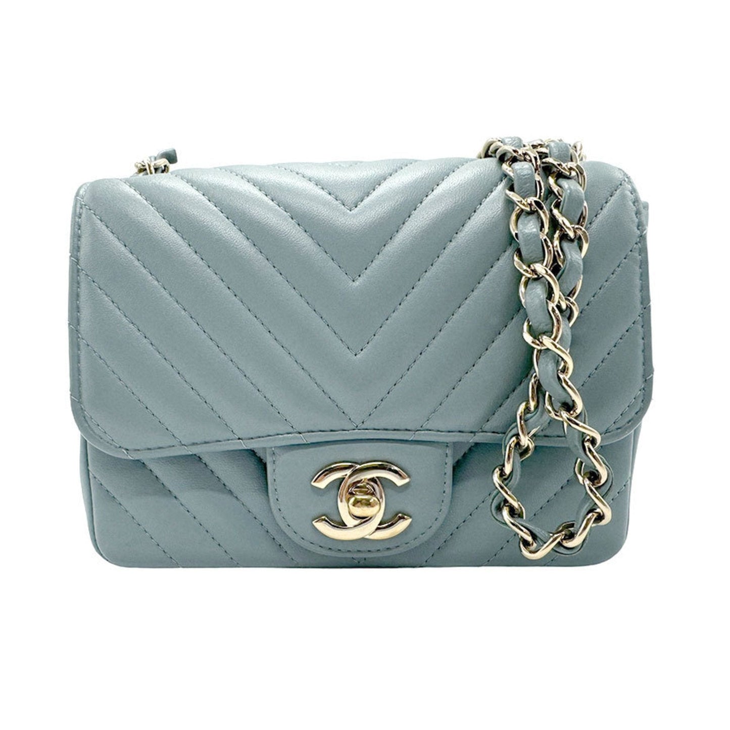 Chanel Blue Shoulder Bag ()