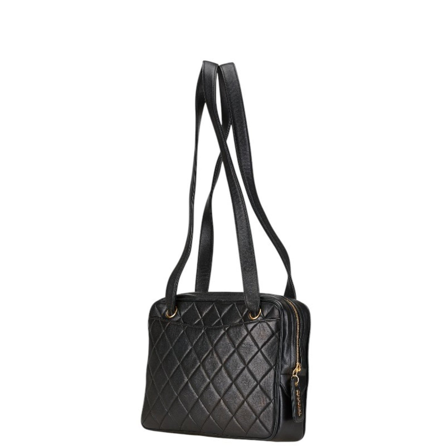 Chanel Black Leather Shoulder Bag ()