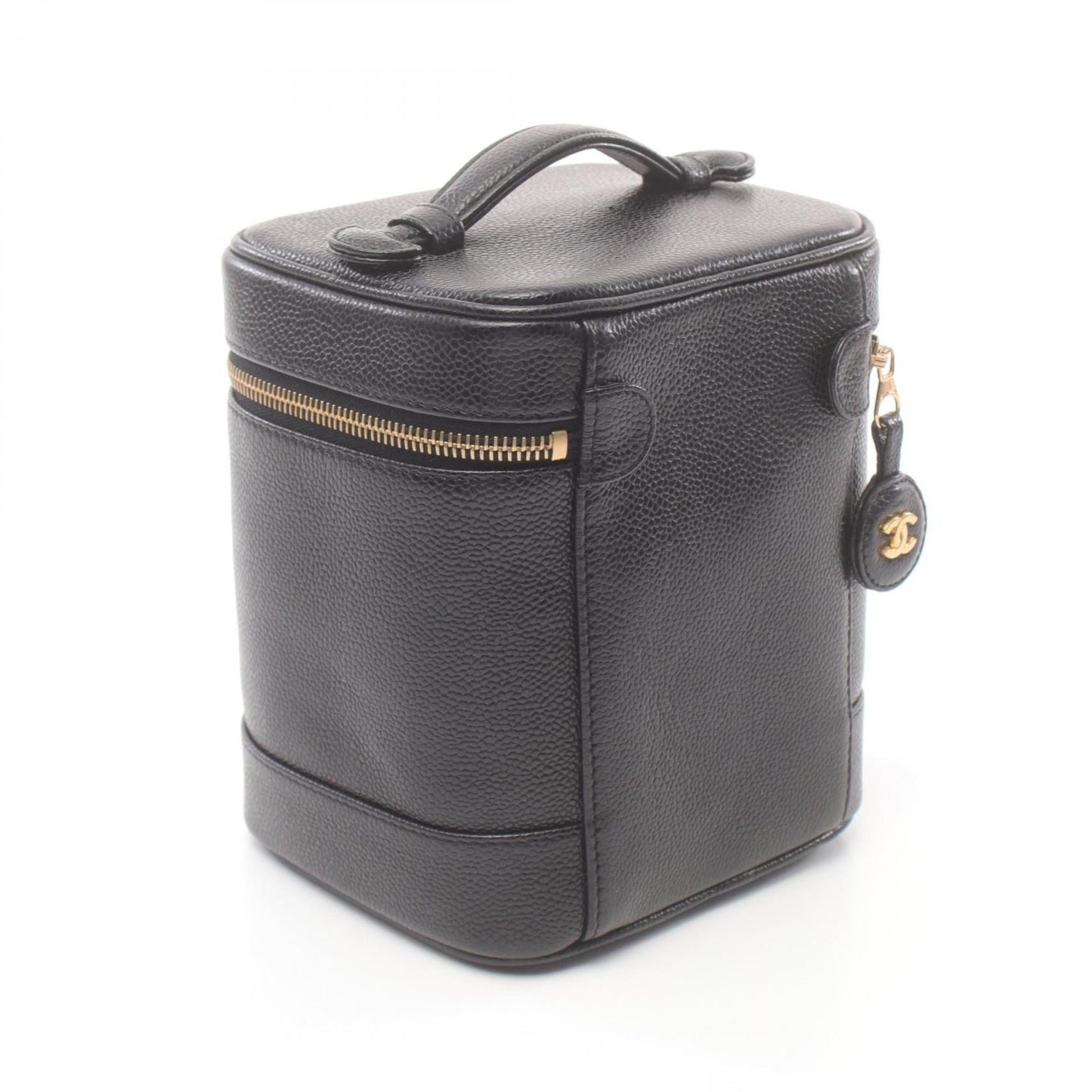 Chanel Caviar Skin Black Caviar Leather Handbag ()