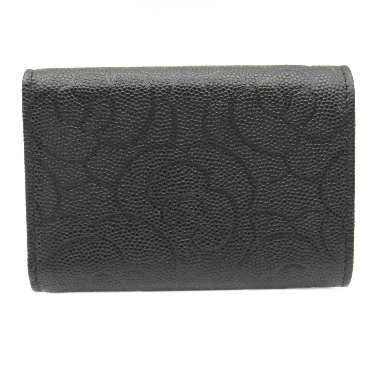 Chanel Black Leather Wallet (Tri-Fold) ()