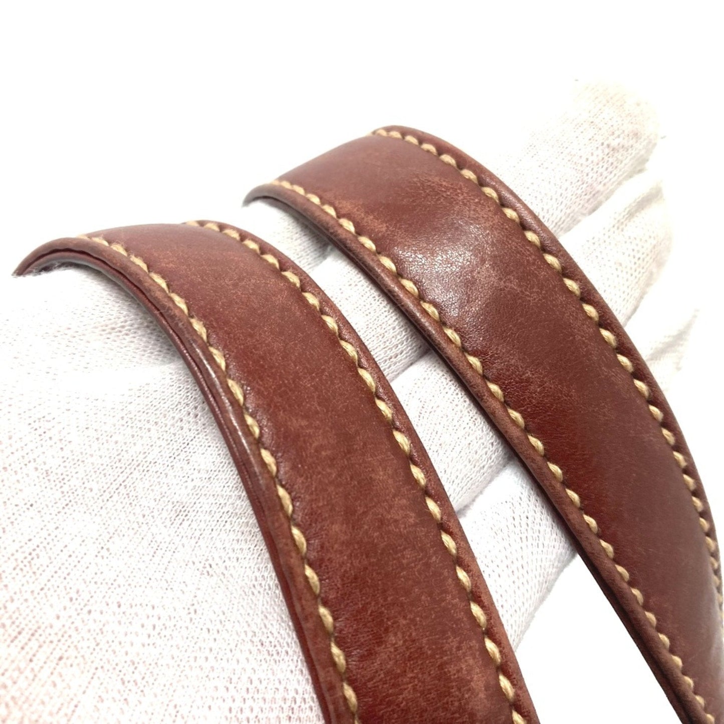 Chanel Brown Leather Handbag ()