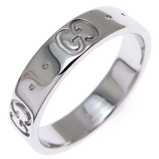 Gucci Icon White Gold (18K) Band Ring ()