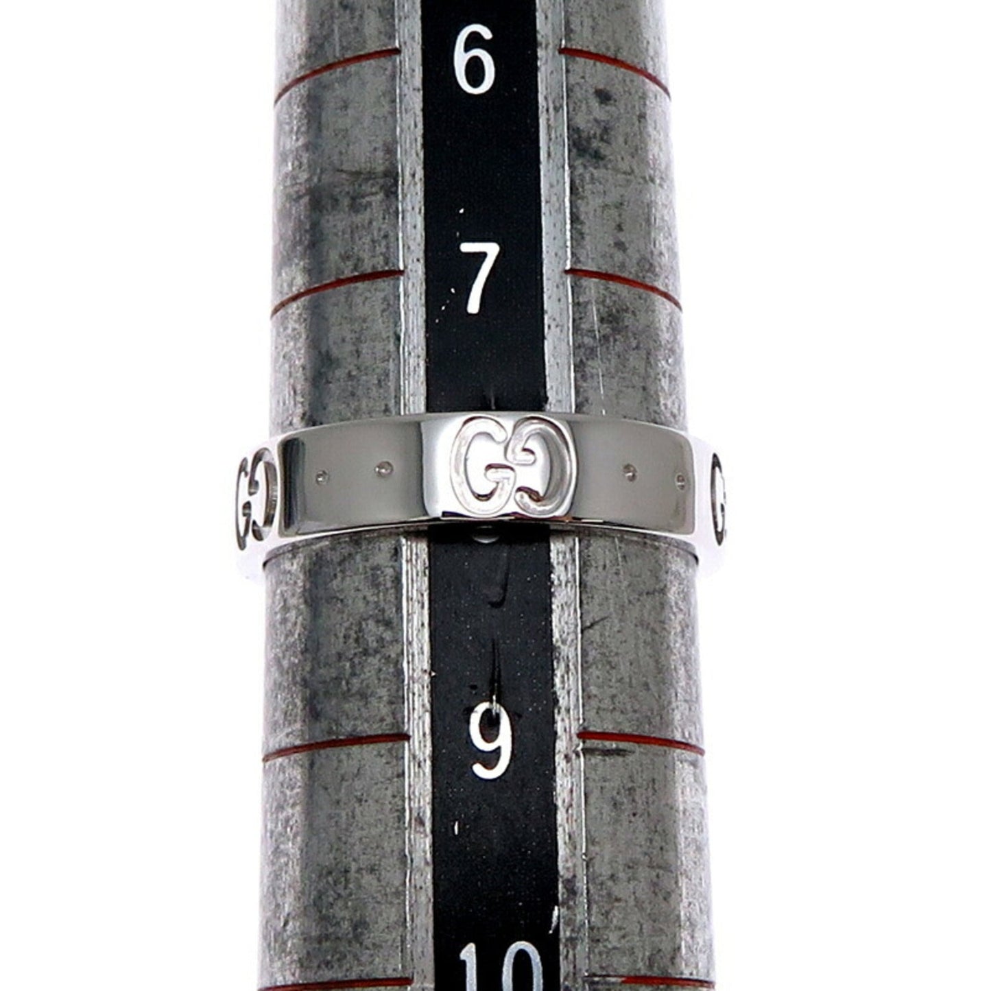 Gucci Icon White Gold (18K) Band Ring ()