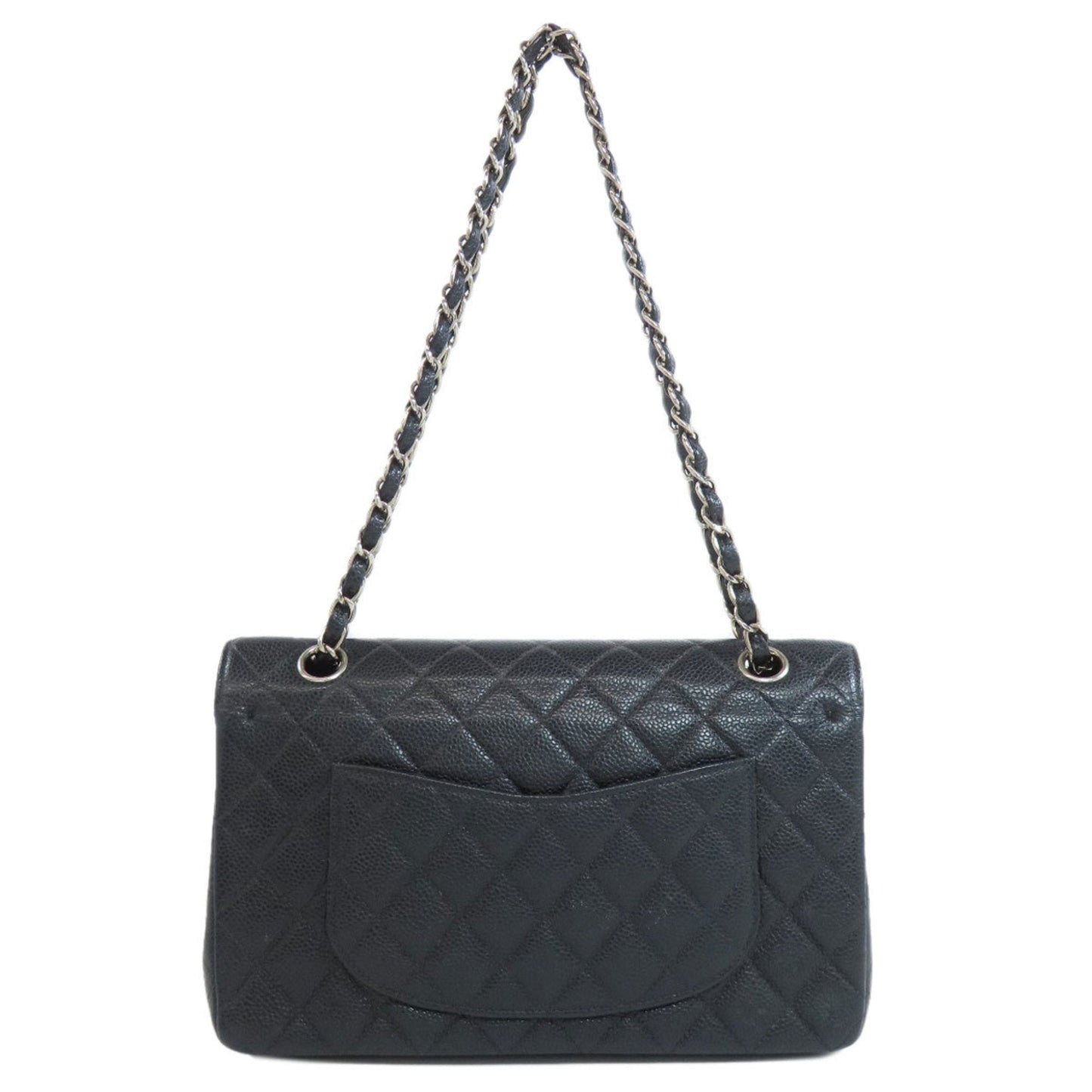 Chanel Black Caviar Leather Shoulder Bag ()