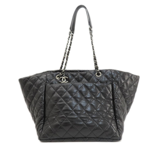 Chanel Black Leather Tote Bag ()