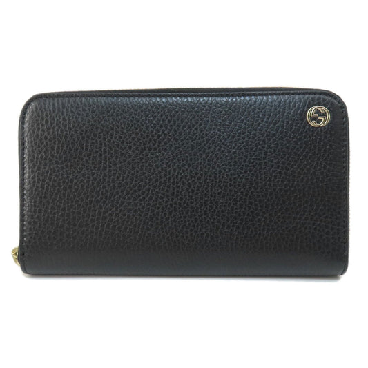 Gucci Black Leather Coin Purse/Coin Case ()