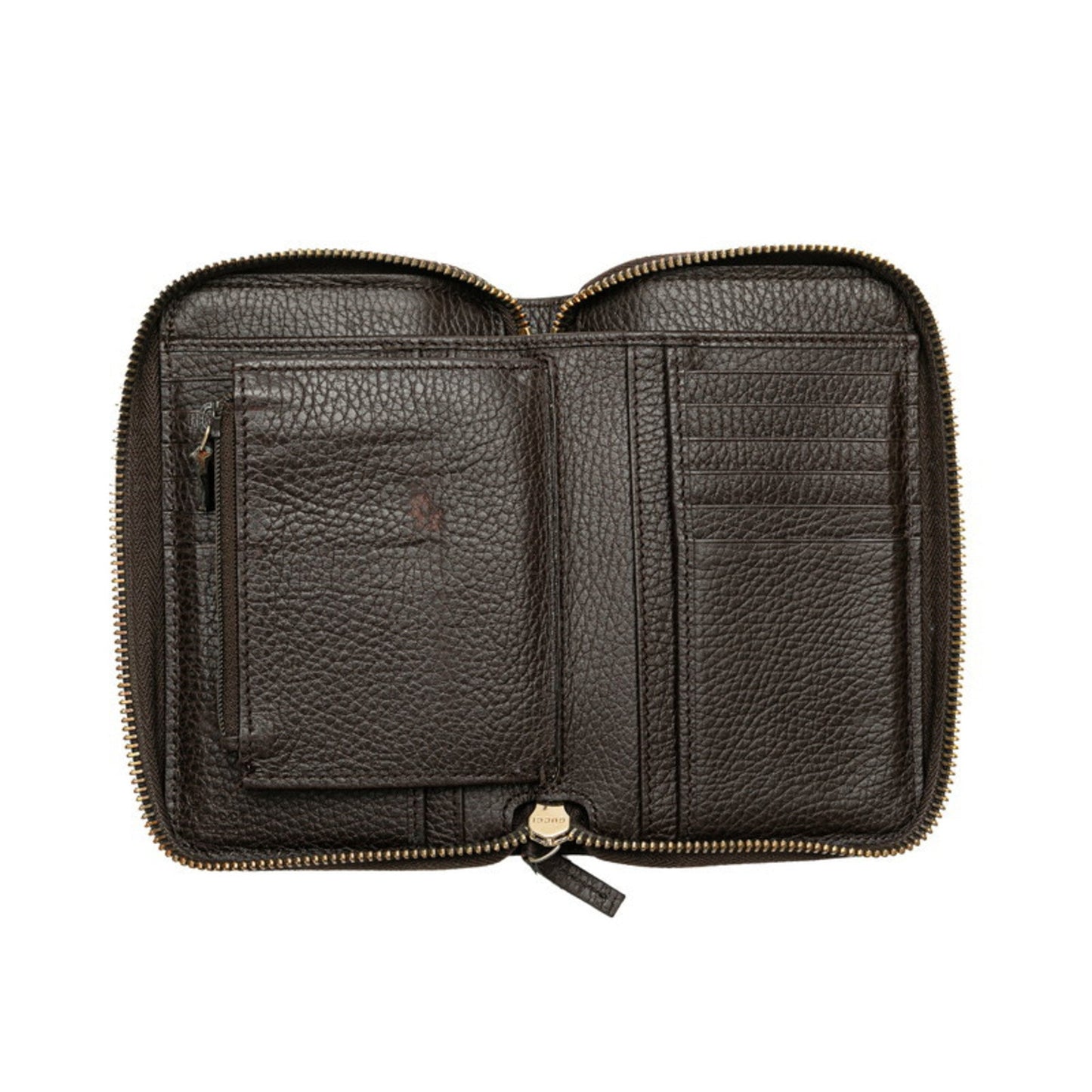 Gucci Brown Leather Wallet (Bi-Fold) ()