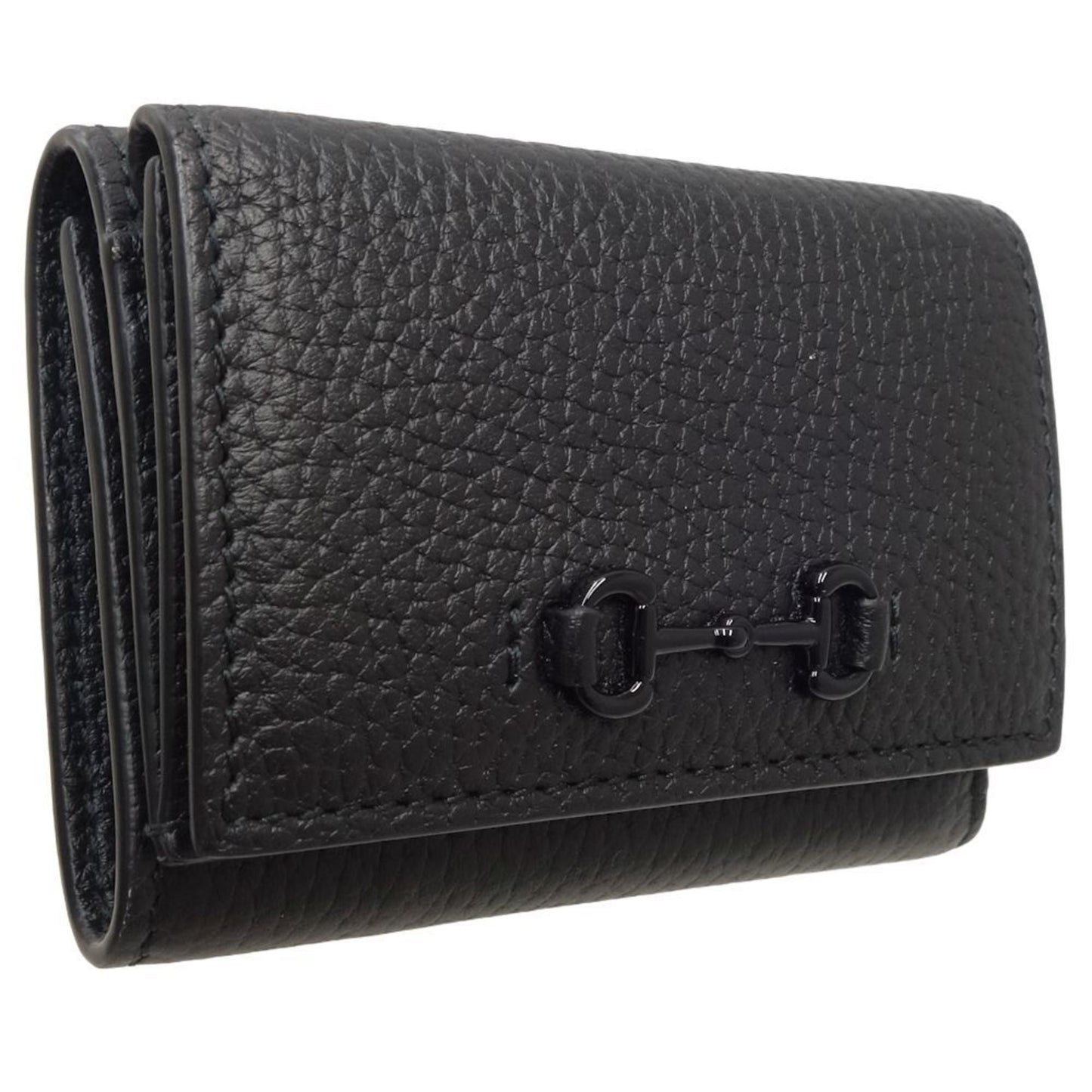 Gucci Black Leather Wallet (Tri-Fold) ()