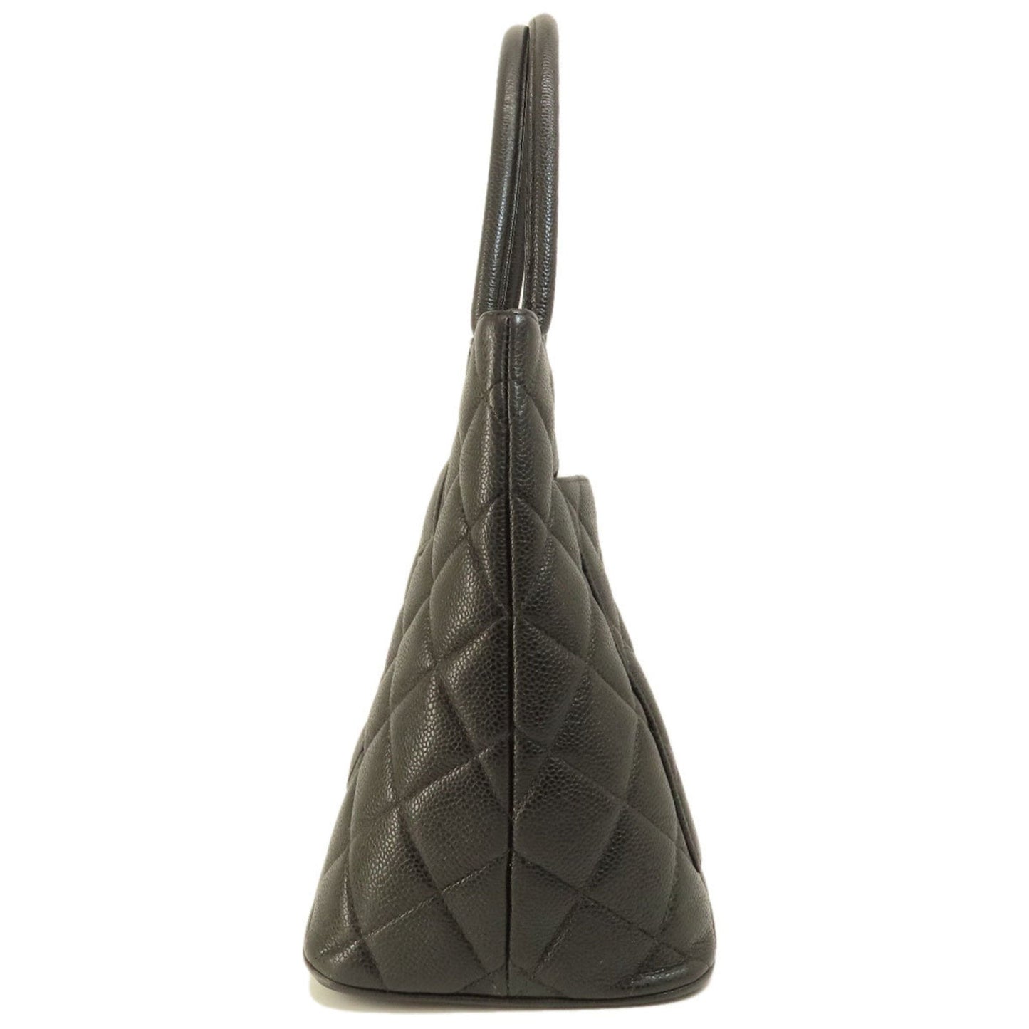 Chanel Black Caviar Leather Tote Bag ()