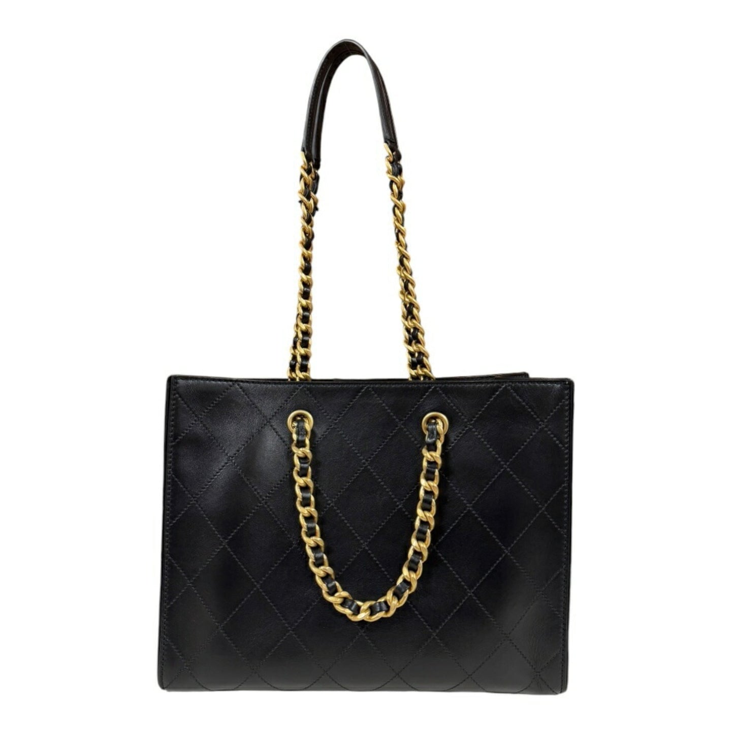 Chanel Black Leather Tote Bag ()