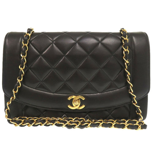 Chanel Black Leather Shoulder Bag ()
