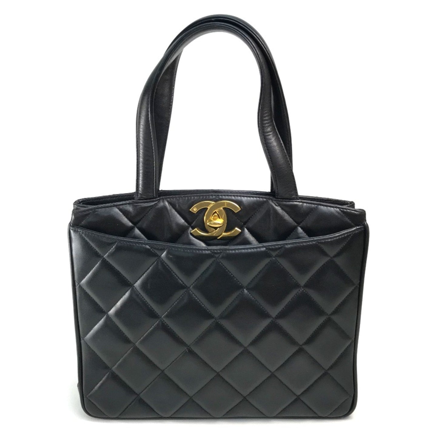 Chanel Black Leather Tote Bag ()