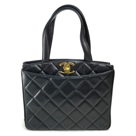 Chanel Black Leather Tote Bag ()