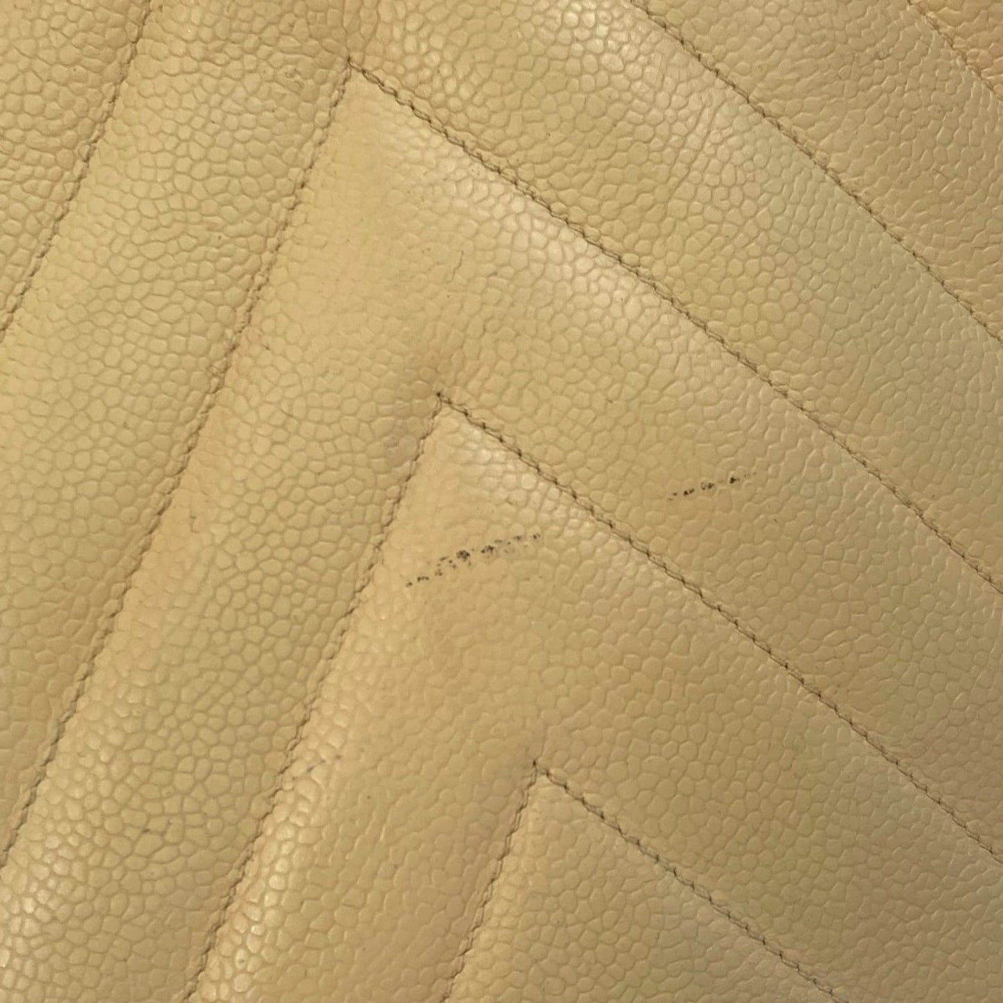 Chanel Yellow Leather Shoulder Bag ()