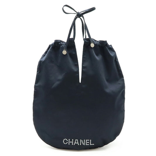 Chanel Black White Nylon Pouch ()