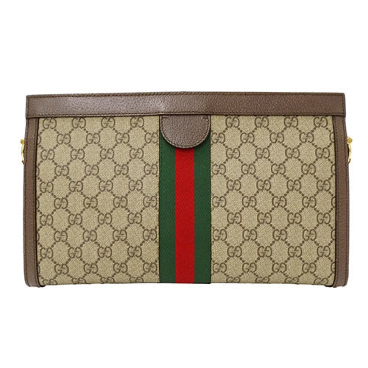 Gucci Brown Pvc Shoulder Bag ()