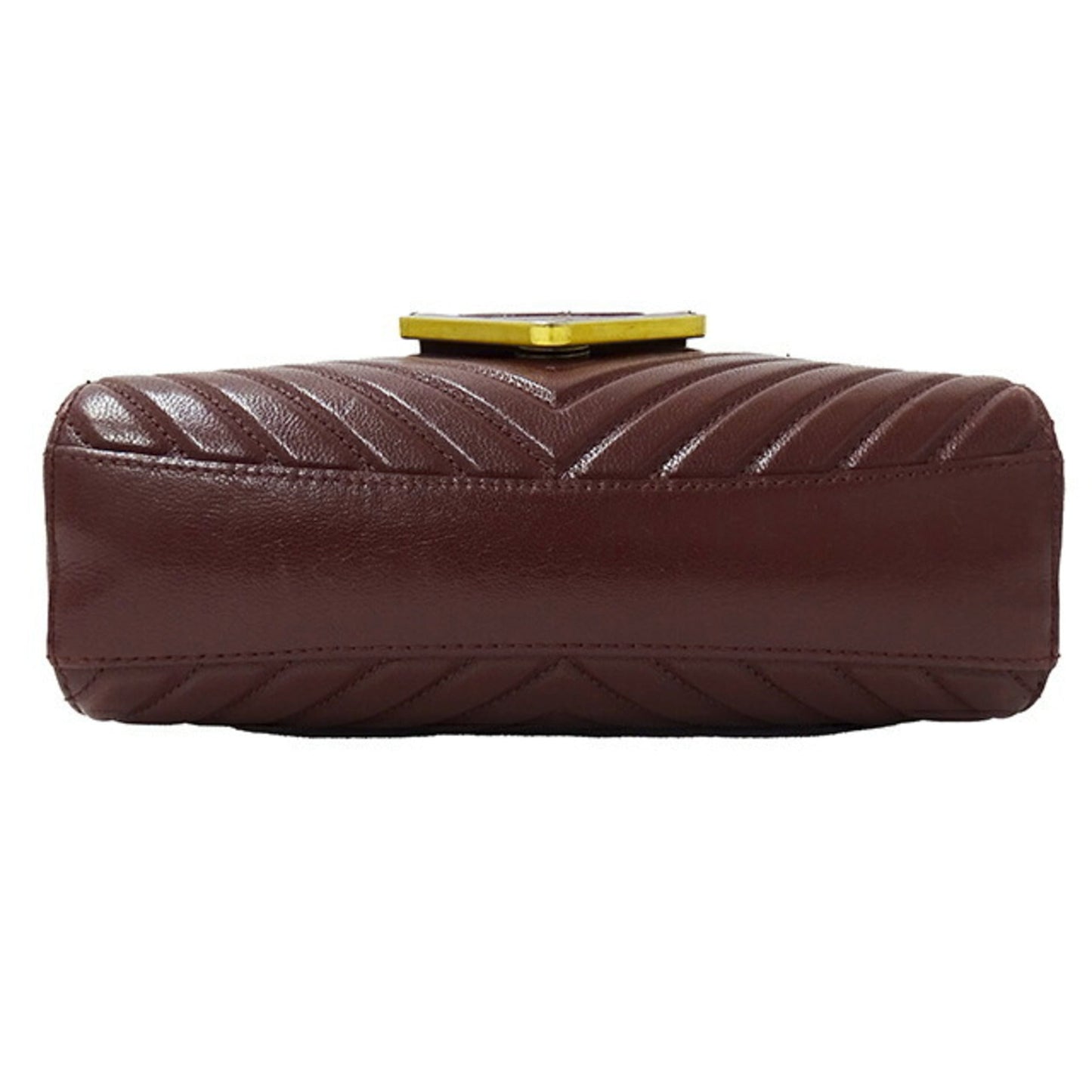 Chanel Bordeaux Leather Shoulder Bag ()