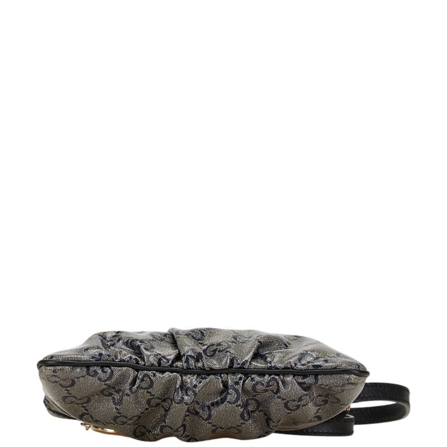 Gucci Black Navy Pvc Leather Shoulder Bag ()