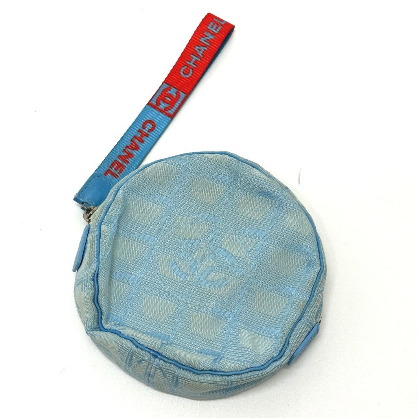 Chanel Blue Nylon Pouch ()