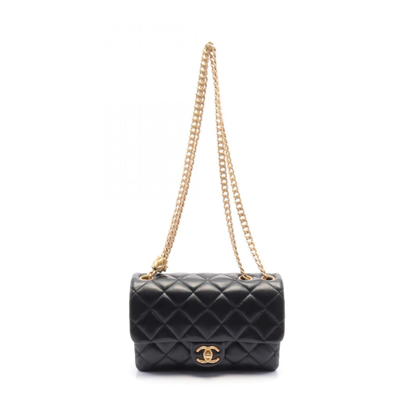 Chanel Black Leather Shoulder Bag ()