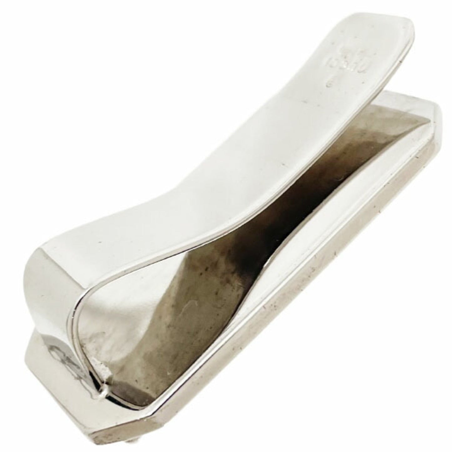 Gucci Guccissima Grayish Silver Leather Money Clip ()