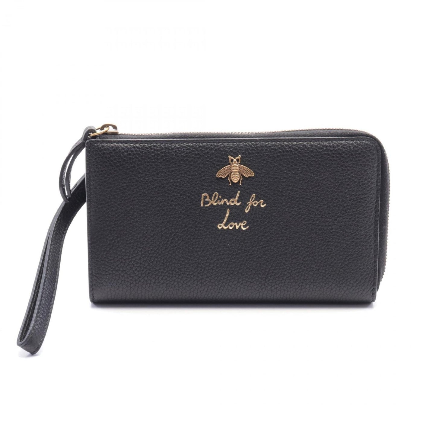 Gucci Black Leather Long Wallet (Bi-Fold) ()