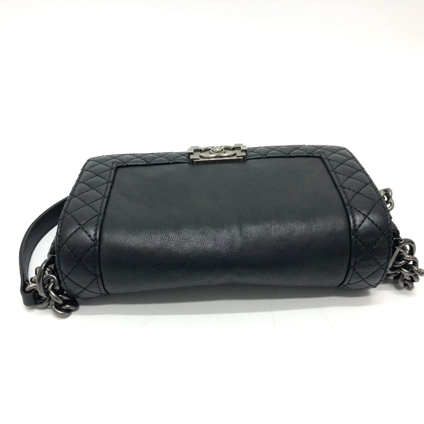 Chanel Black Leather Shoulder Bag ()