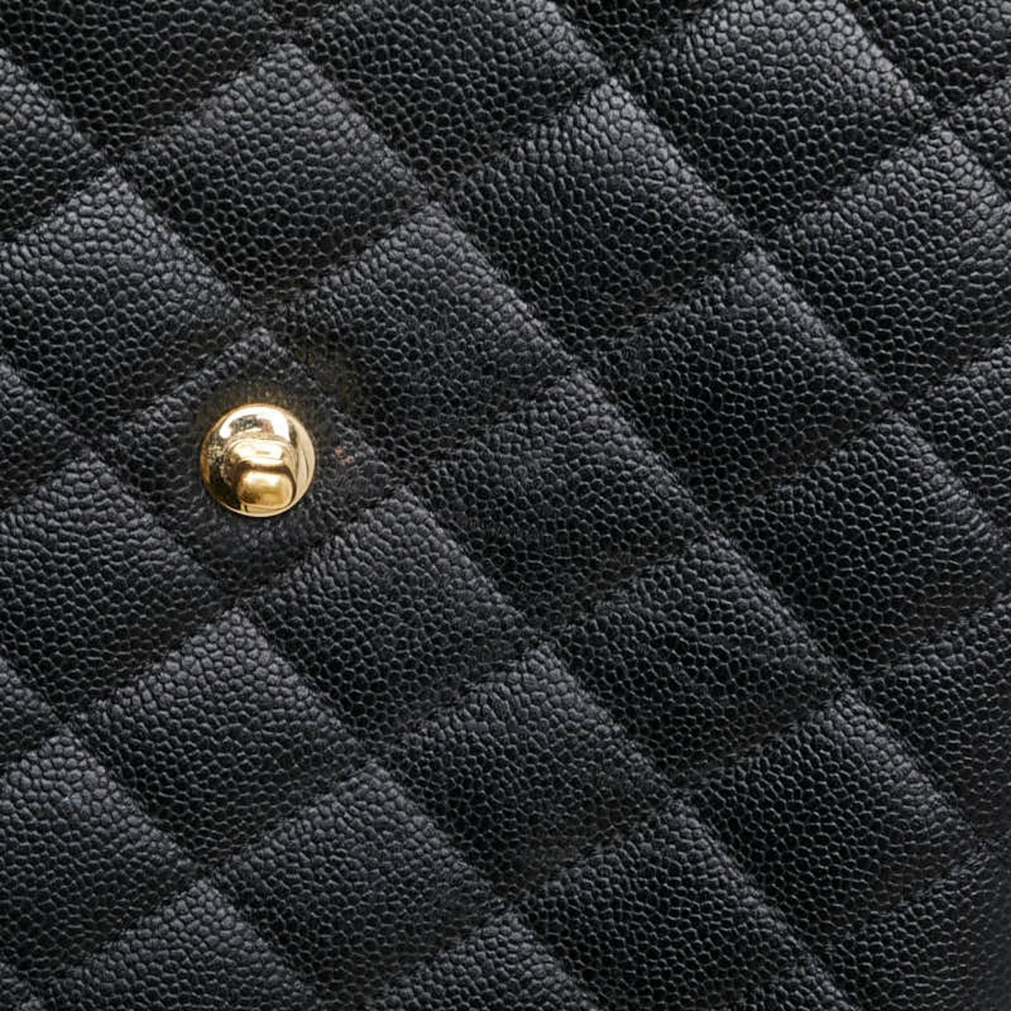 Chanel Black Caviar Leather Handbag ()