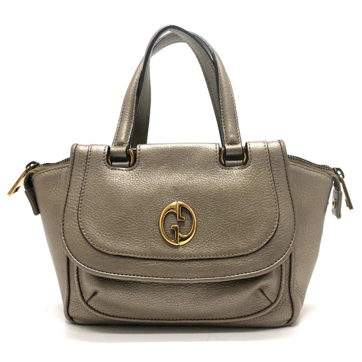 Gucci Gold Leather Handbag ()