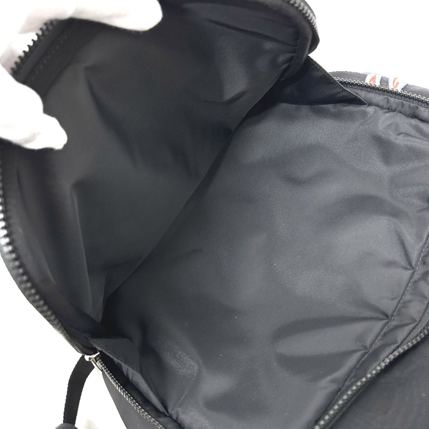 Gucci Black Canvas Backpack ()