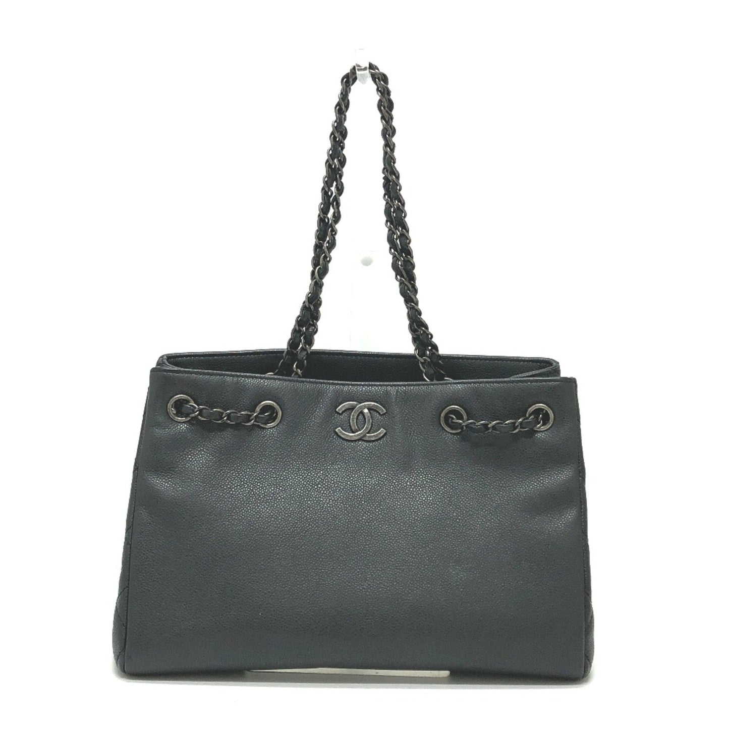 Chanel Black Leather Shoulder Bag ()