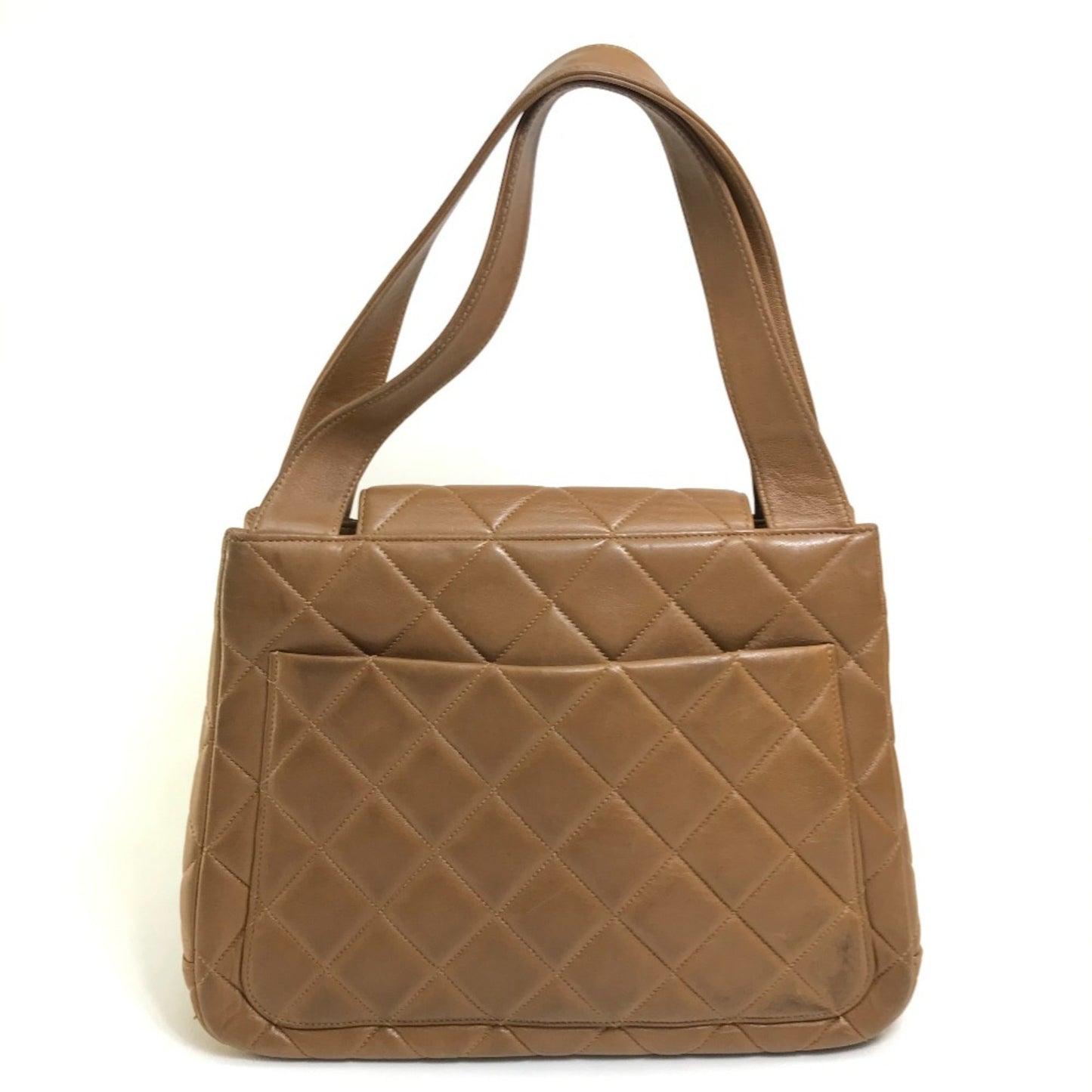 Chanel Brown Leather Handbag ()