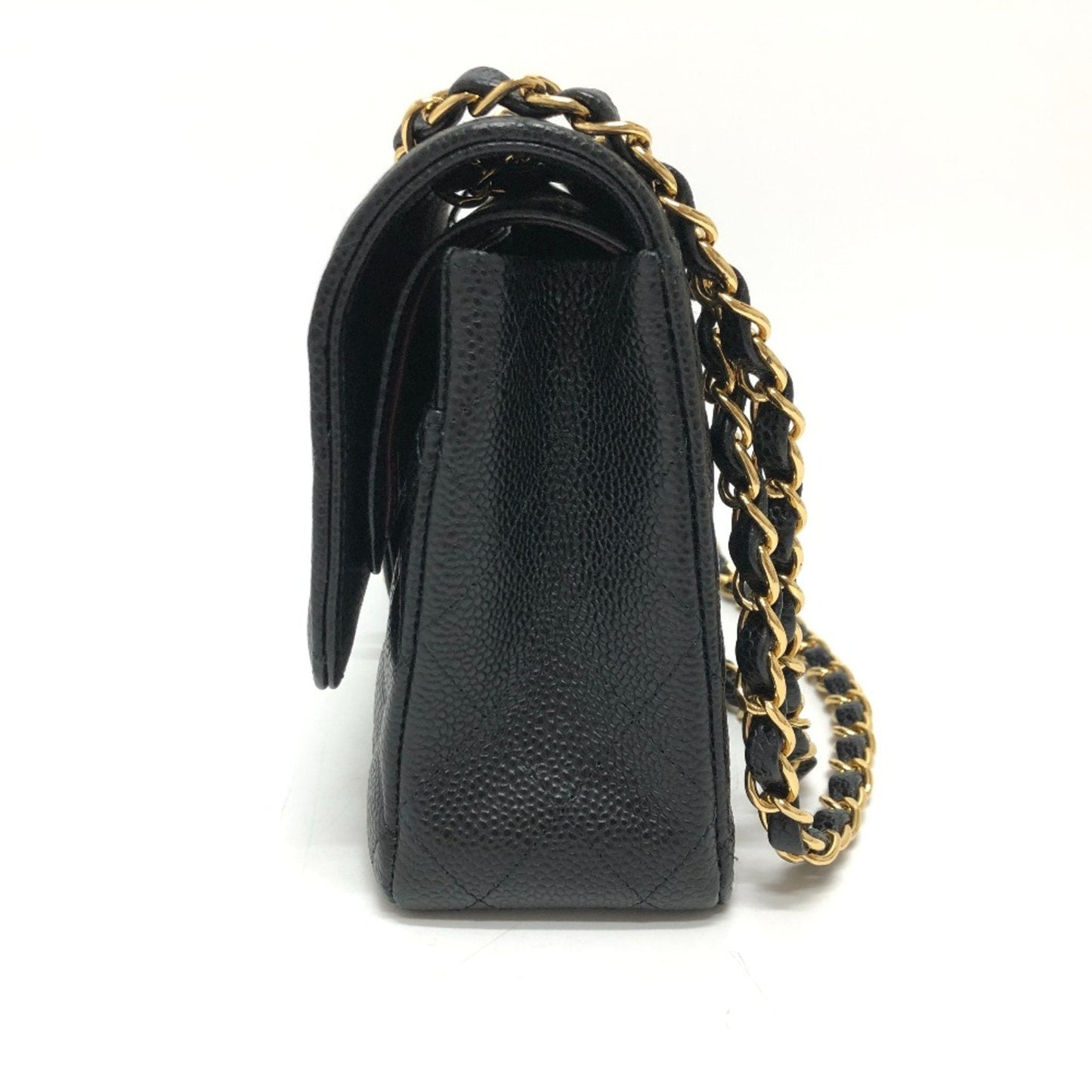 Chanel Black Leather Shoulder Bag ()