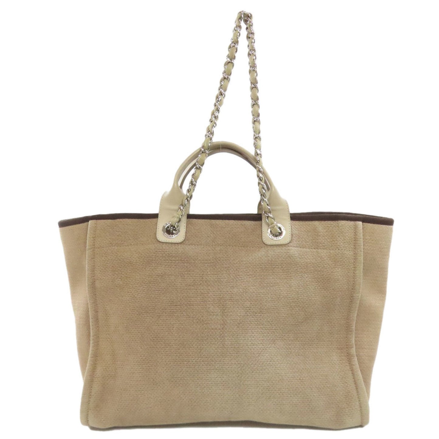 Chanel Brown Canvas Tote Bag ()
