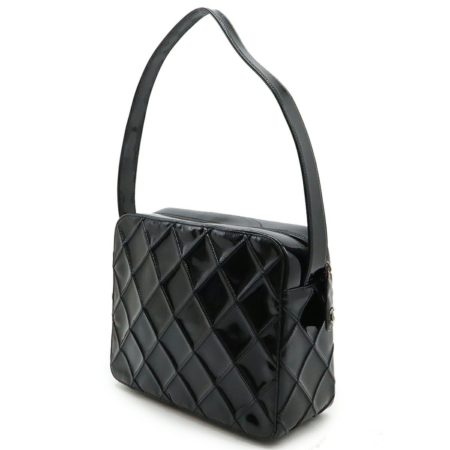 Chanel Black Leather Shoulder Bag ()