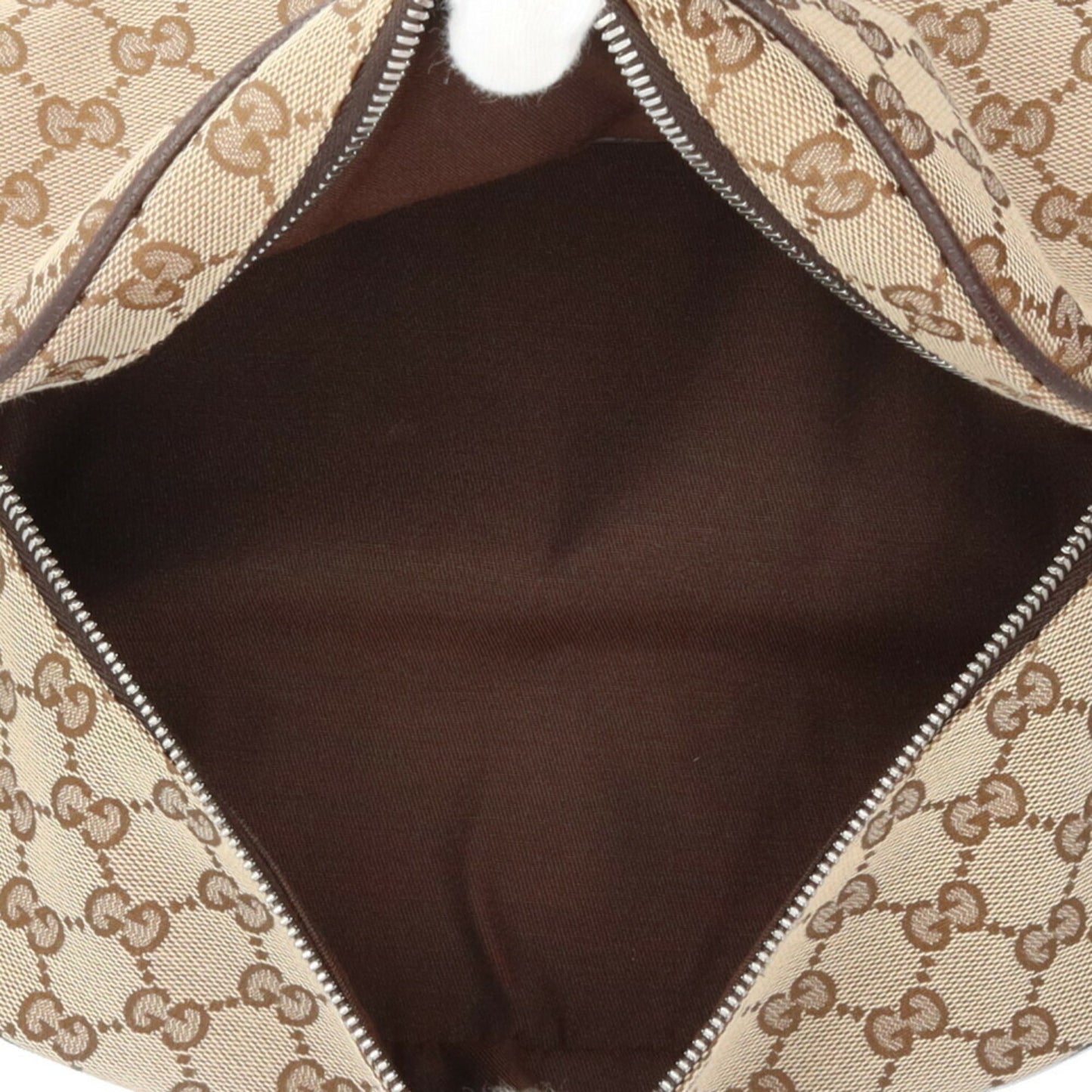 Gucci Brown Gg Canvas Sling Bag ()