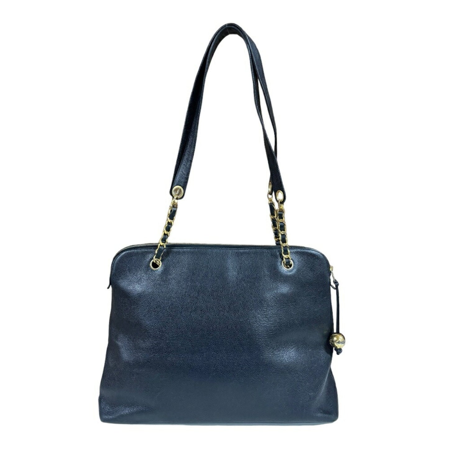 Chanel Caviar Skin Black Caviar Leather Shoulder Bag ()