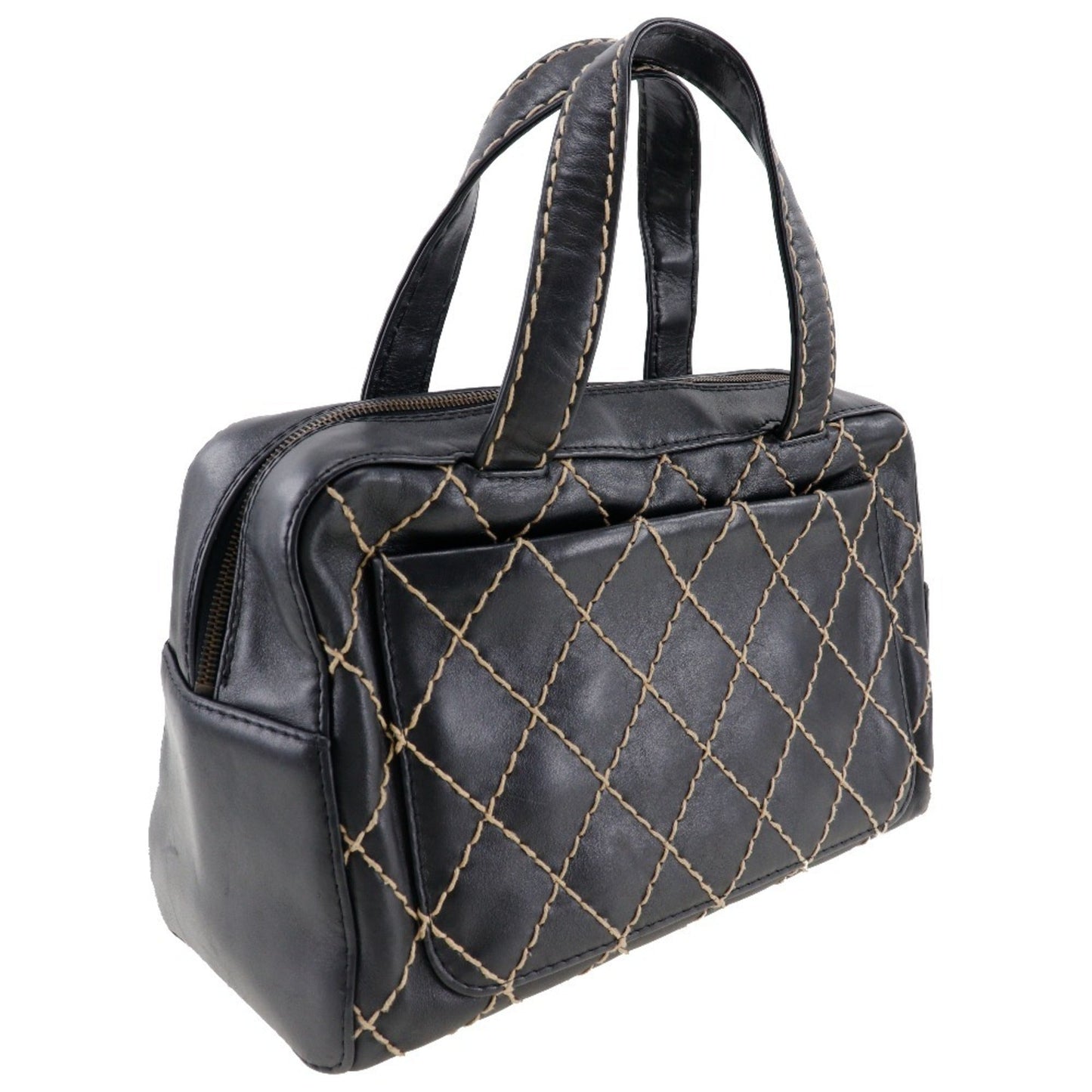 Chanel Black Leather Handbag ()