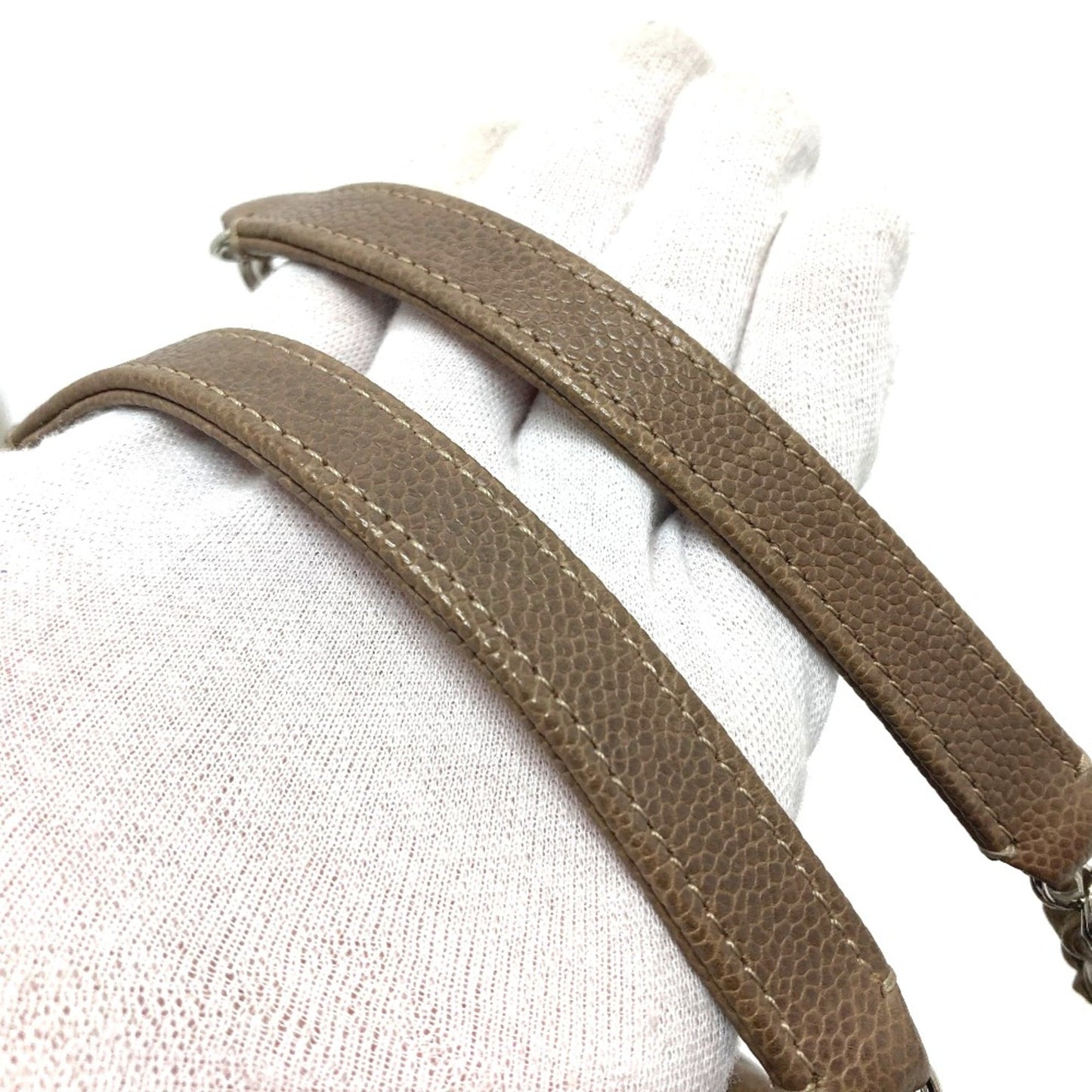 Chanel Brown Leather Shoulder Bag ()