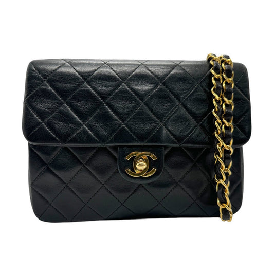 Chanel Black Leather Shoulder Bag ()