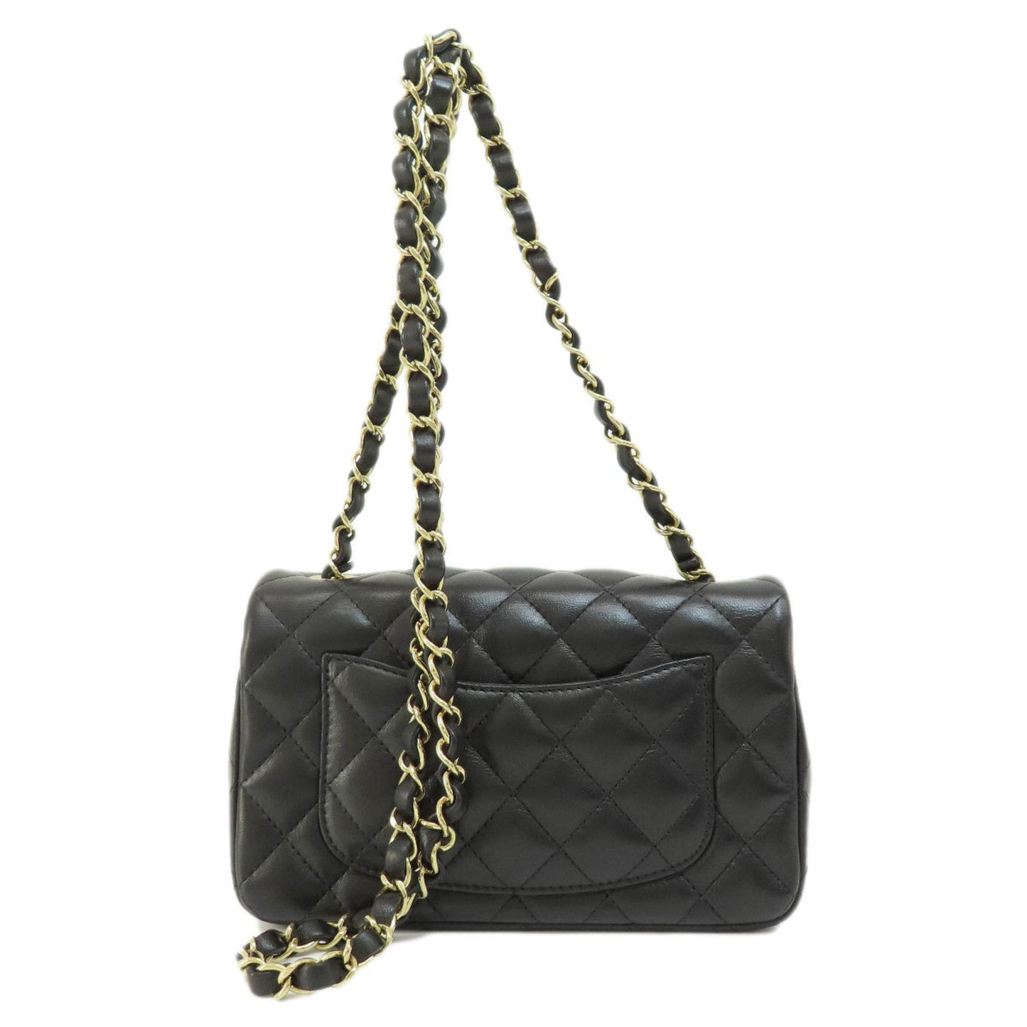 Chanel Black Leather Shoulder Bag ()