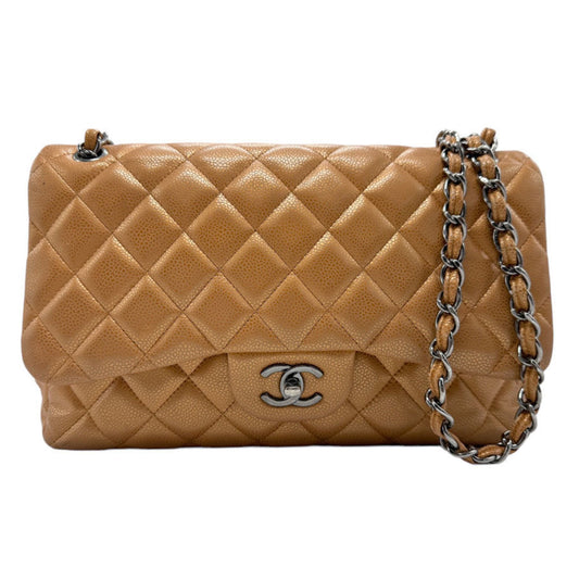 Chanel Bronze Caviar Leather Leather Shoulder Bag ()