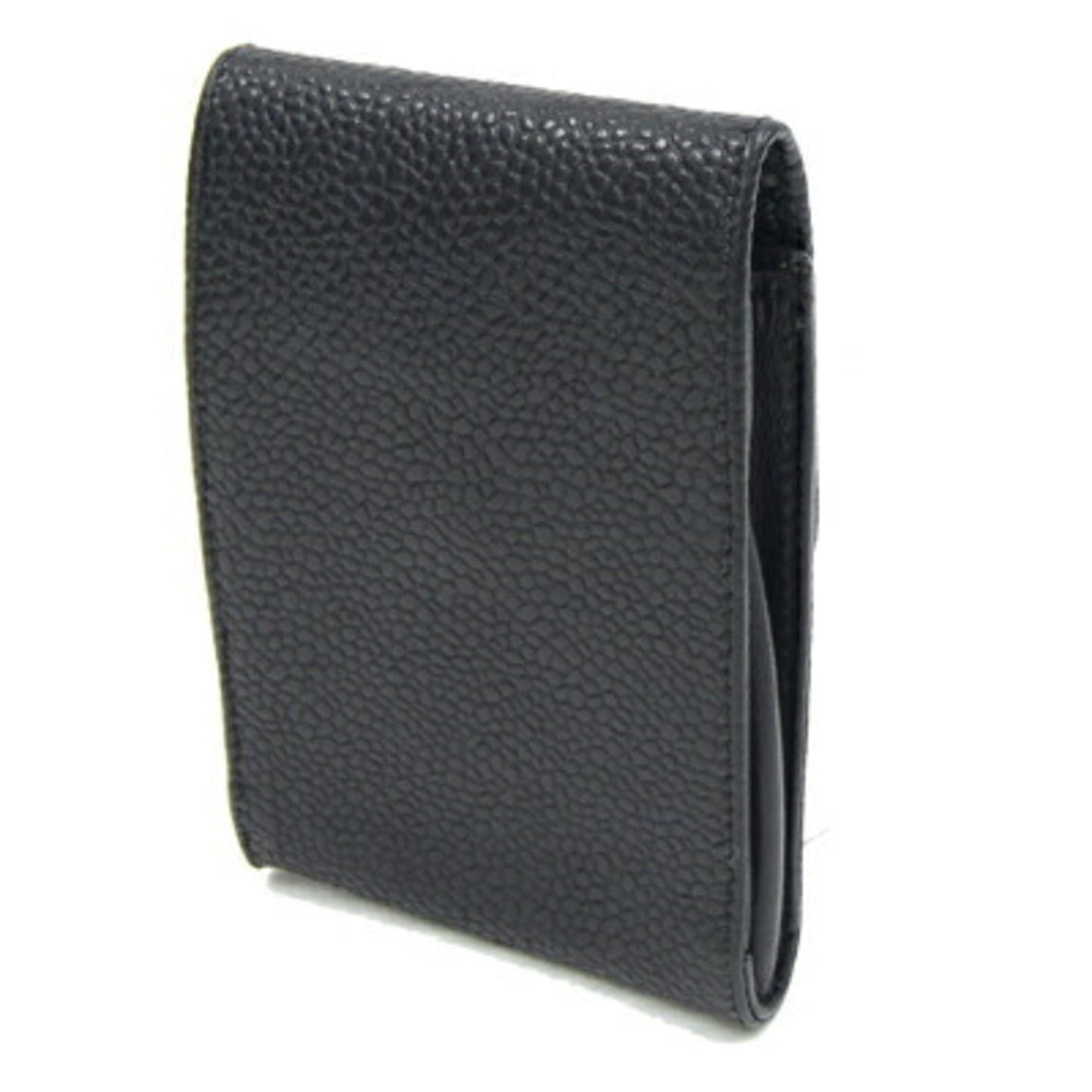 Chanel Black Grained Calfskin Pouch ()