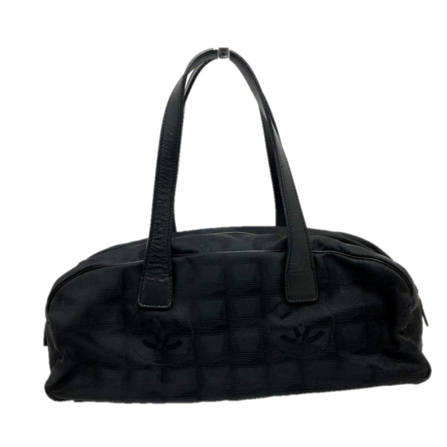 Chanel Black Leather Boston Bag ()